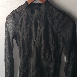 Fashion Nova Karinna Bandage Dress - Black